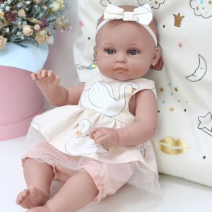 Наряд "Лебеди" для кукол 38-45 см (кукла в комплект не входит)